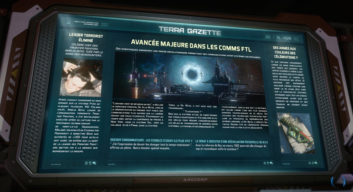 TERRA GAZETTE, DÉCEMBRE 2955 [FR] 