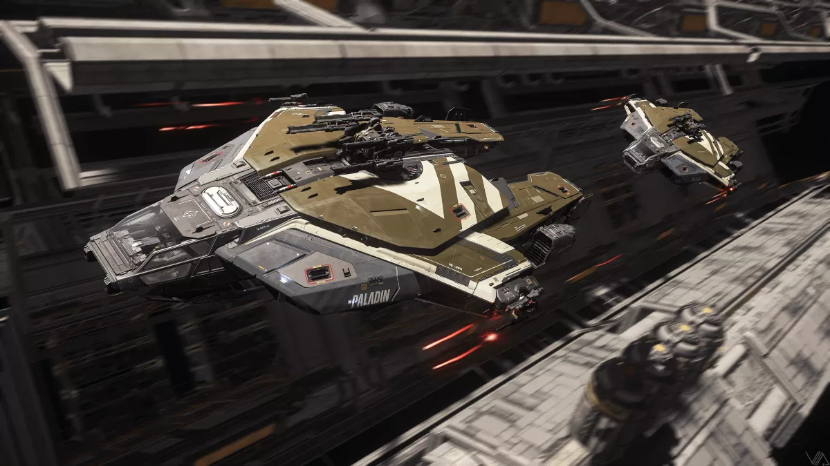 Anvil Paladin in a trench run - Vulcan-Aurora