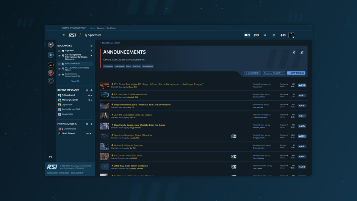 Spectrum Redesign : la phase 2 est en ligne 